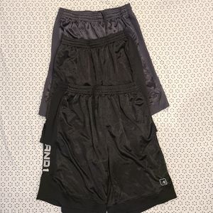 And1 Black Basketball Shorts